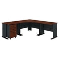 thumbnail image 2 of Series A Bureau d'Angle 84W x 84D avec Classeur Mobile en Cerisier, 2 of 10