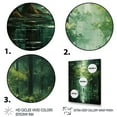 thumbnail image 3 of Designart "silence In Forest Of Emerald II" Landscape & Nature Canvas Print, 3 of 5