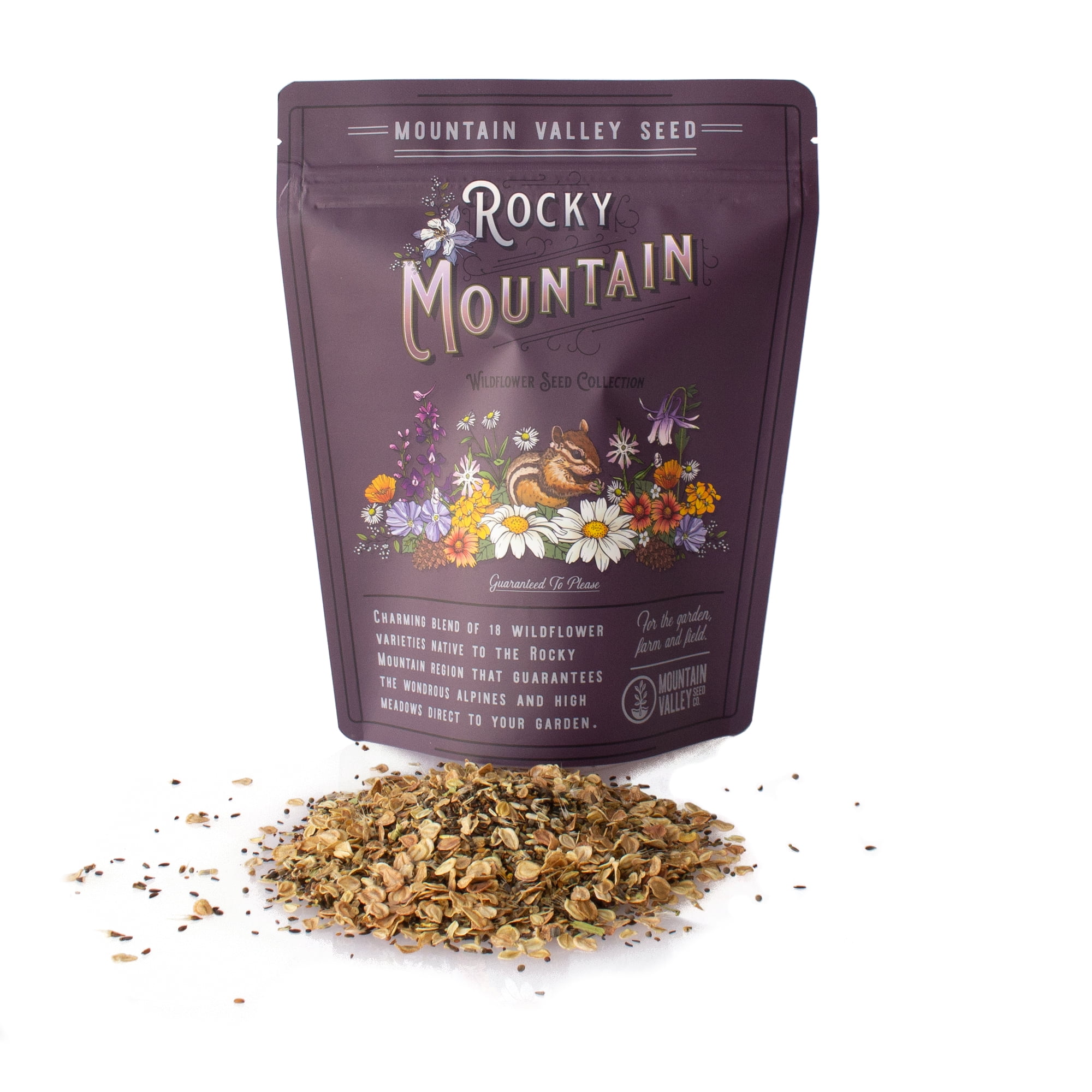Package of 80,000 Wildflower Seeds Rocky Mountain Wildflower Mix
