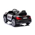 thumbnail image 5 of Xuanlur 12V Power Ride on Toys for Toddlers, Licensed Mercedes-Benz Ride on Cars for Kids, Kid Electric Car, Aged 1-4Y, Black Police Car, 5 of 7