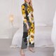 thumbnail image 3 of Balery Bee Gnome With Sunflower Conjunto de Pijama con Estampado para Mujer, Conjunto de Dos Piezas con Manga Larga, Ropa de Dormir Suave con Bolsillos, Pijamas Cómodos-XX-Large, 3 of 7