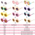thumbnail image 2 of Set de Lentes de Sol con Flores Mdvora Redondos para Niños, 24 Piezas, 2 of 7