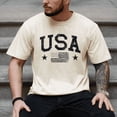 thumbnail image 2 of Men's USA Shirt Big USA T-Shirt 4th of July Tee American Flag Patriotic Shirt Fourth of July 1776-2026 Cotton Tee Unisex Adult S-5XL, 2 of 8