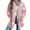 Pink##1, variant on Women's Fashion Casual Hooded Pocket Five-pointed Star Cardigan Plush Stitching Jacket Coat