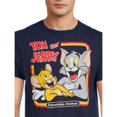 thumbnail image 3 of Tom and Jerry Men's T-Shirt Frenemies Forever Authentic Merch Short Sleeve Tee (Small, Navy), 3 of 3