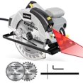 thumbnail image 1 of Sierra Circular Eléctrica ENVENTOR 1200W con Guía láser 10A, 1 of 4