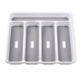 thumbnail image 1 of Plástico Flatware Bandeja Forks Cutlery Gabinete Divisor Divisor Herramientas de cocina Holder Organizador de hogares Accesorios de cocina Inevent HA059609-00B, 1 of 7