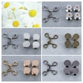 thumbnail image 5 of Pantalones de mezclilla desmontables sin clavos con artefacto ajustado a la cintura Ajuste de cintura Gran cambio Cintura fija pequeña Hebilla Botones de metal, 5 of 5
