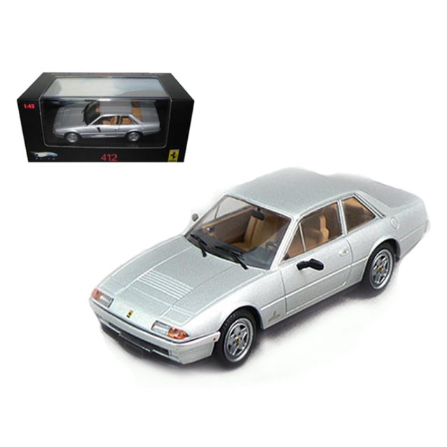 Hotwheels Ferrari 412 Silver Limited Edition Elite 1/43 Modelo de coche a presión Hot Wheels N5597