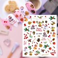 thumbnail image 6 of JYYYBF Christmas Nail Stickers, Self-adhesive Santa Claus Snowflake Elk Pattern Winter Nail Design for Christmas Nail Decoration, 6 of 8