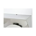 thumbnail image 5 of Living District Jillian 4-Light Iron & Glass Bath Sconce in Chrome/Frosted White, 5 of 5