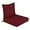 Burgundy, variant on Waterproof Outdoor Chair Cushions 22x22, Outdoor Cushions for Patio Furniture with Removable Cover, Outdoor Deep Seat Patio Cushion Set with Backrest for Sofa, Couch and Patio Chairs, Navy