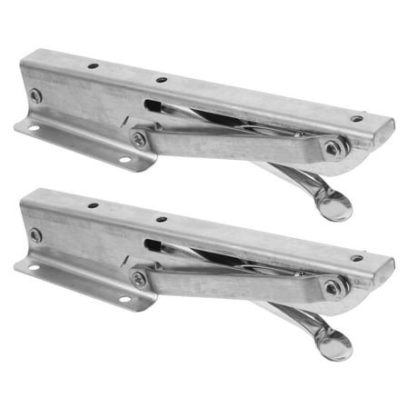 HOMEMAXS  Heavy Duty Folding Shelf Brackets Stainless Steel