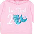 thumbnail image 3 of Inktastic 2nd Birthday Mermaid Party Toddler Hoodie, 3 of 4