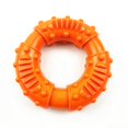 thumbnail image 1 of Juguetes masticables para perros grandes, comida y masticables increíbles - Juguetes para perros cachorros pequeños y medianos - Sabor a carne de res no tóxico - Naranja oso de fresa Electrónica, 1 of 5