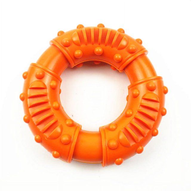Juguetes masticables para perros grandes, comida y masticables increíbles - Juguetes para perros cachorros pequeños y medianos - Sabor a carne de res no tóxico - Naranja oso de fresa Electrónica