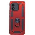 thumbnail image 1 of Funda Uso Rudo Con Anillo Magnético Para Honor X5 Cely Vesmir Rojo Más 2 Micas De Cristal, 1 of 5