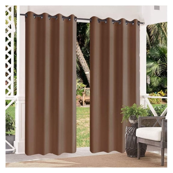 Wool Curtains 50x108 Inch - Soundproof Buckle Thermal Blackout Drapes - Heavyweight Window Treatments for Bedroom, Living Room Decor