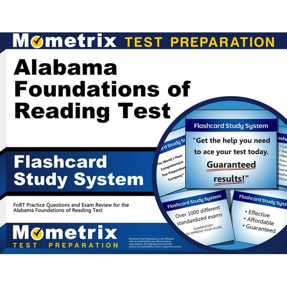Alabama Foundations of Reading Test Flashcard Study System : Fort Practice Questions and Exam Review for the Alabama Foundations of Reading Test (Cards)