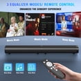 thumbnail image 3 of Sound Bar for Smart TV, 100W Bluetooth 5.3 Soundbar, 2-in-1 Detachable Sound Bar for TV, ARC/Optical/AUX, Surround Sound System for TV, Home Theater Speaker TV/PC/Projector, 3 of 7