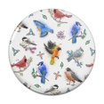 thumbnail image 1 of Northeastern Birds Pattern Pinback Button Pin, 1 of 4
