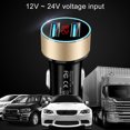 thumbnail image 4 of HEVIRGO Car Charger Dual USB LED Digital Display 3.1A/QC3.0 Cigarette Ignitor Auto Charger Voltmeter for Mobile Phone, 4 of 10
