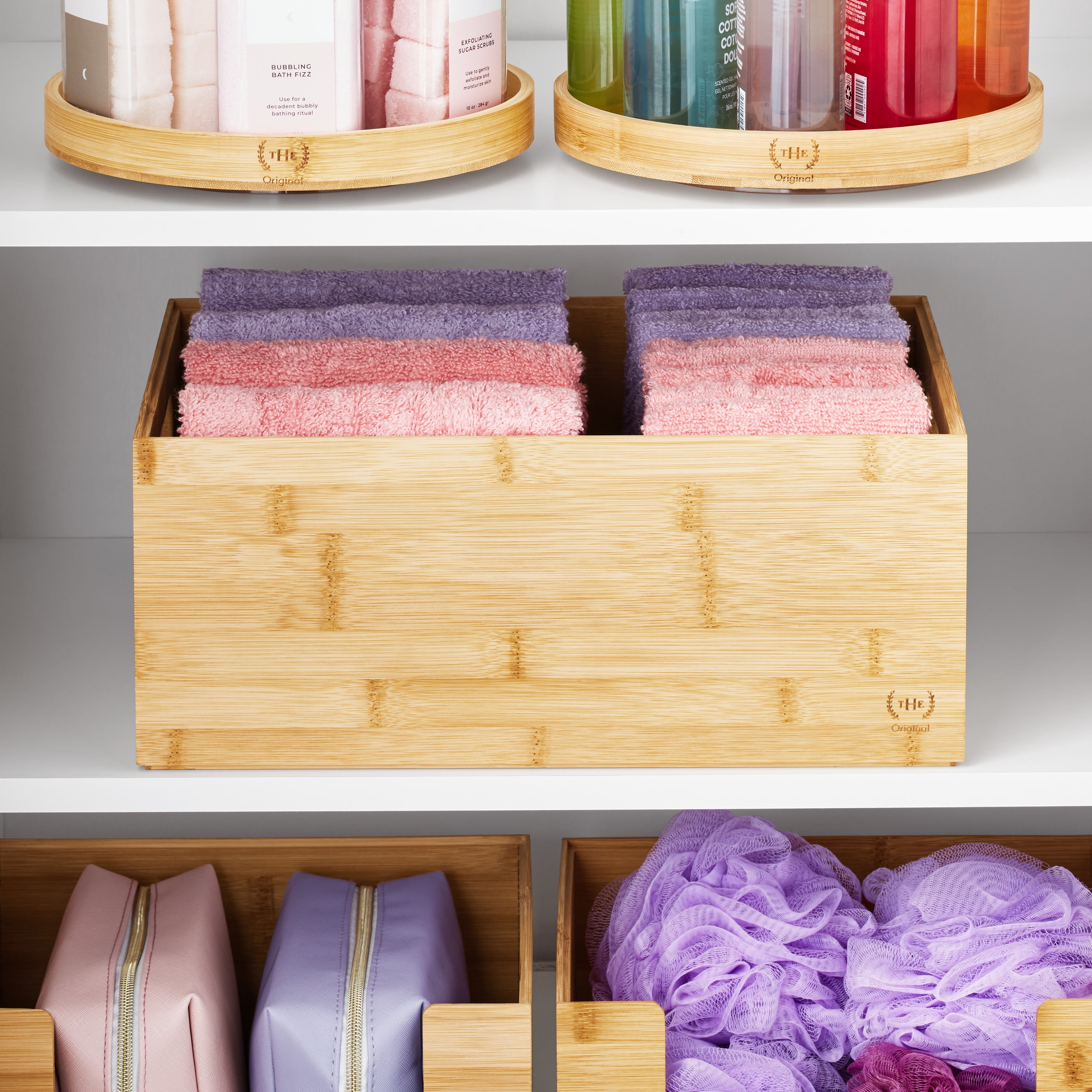 The Home Edit Bamboo Medium Storage Bin