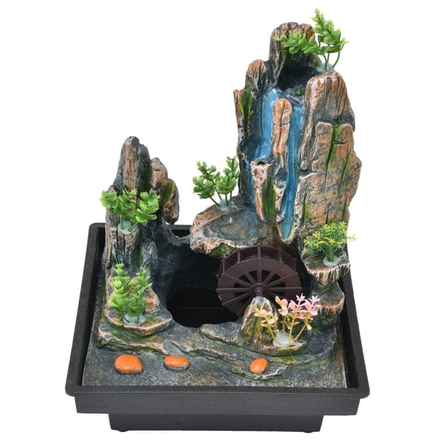 Desktop Fountain, Waterfall Fountain Elegant Peaceful For Bedroom For Table