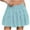 Light Blue, variant on Women's Mini Skirts Short Elastic High Waist Pleated Skirts Sexy Skater Tennis School Skirt Ruffled Layered Pleated Skirts Women Party Y2K Dancing Dress Skirts
