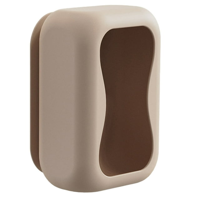 Suction Tissue – Rectangle Paper Container Silicone Wall Mount Holder | Space Saving Tissue for Bedroom Kitchen Glass Vehicle Interior Wipe Organize Convenient for Storing Tissue