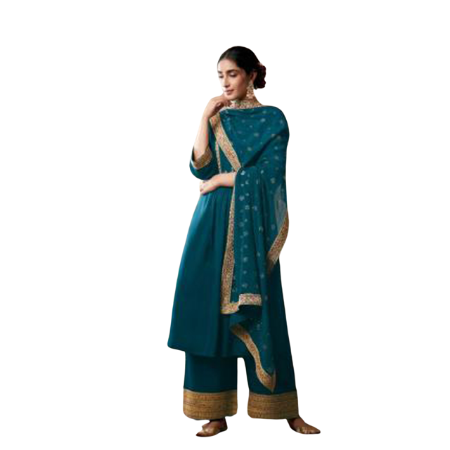 Robe Longue de Soirée Indienne Bollywood Anarkali Salwar Kameez Personnalisée, Robe de Designer Pakistanaise