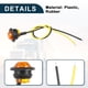 thumbnail image 4 of Luces de remolque LED para camiones Unique Bargains 12V, luces de marcador redondas de plástico impermeables amarillas, 10 piezas, 4 of 7