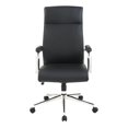thumbnail image 3 of High Back Manager's Chair with Dillon Black Fabric and Chrome Base, 3 of 8