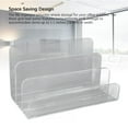 thumbnail image 4 of Organizador De Correo, Portacartas Transparente Resistente Y De Mano De Obra Fina Vertical Para Estudio Escolar De Oficina, 4 of 7