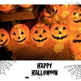 thumbnail image 2 of Led Holiday Decorative Lights Halloweens Ghost Festival Prom Party Arrangement Lantern Fabric Pumpkin Lantern Light String, 2 of 7