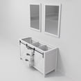 thumbnail image 6 of Lexora Home Marsyas 60" Double Vanity with Mirrors in White, 6 of 9