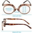 thumbnail image 6 of Universal Presbyopic Glasses Folding Magnifying Reading Eyeglasses Flip-up Lens Make up Glasses +1.0~+4.0, 6 of 7