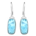 thumbnail image 4 of Yo Treasure Women Larimar Dangle Earrings 925 Sterling Silver Gifts for Her, 4 of 7
