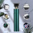 thumbnail image 4 of Cortadora de cabello USB para hombres, diseño retro metálico, cuchillas de cerámica, IPX4 resistente al agua, incluye 4 peines guía, carga rápida de 2 horas, color verde., 4 of 6