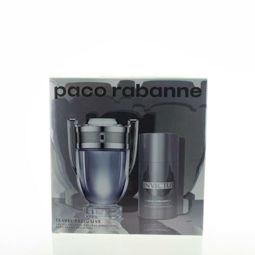 Paco Rabanne Invictus Men 2 Piece Gift Set - 3.4 Oz Eau De Toilette Spray By Paco Rabanne