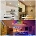 thumbnail image 3 of Mistaha C100-130V 12W LEDs RGB+CCT 6Inches Intelligent Recessed Lighting Downlight Supported Wirelessly & BT Double, 3 of 8