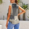 thumbnail image 3 of Abstract Striped Geometric Design Blouses Women Bow Tops Elegant Sleeveless Office Work Shirt Casual Holiday Women's Tops, 3 of 6
