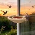 thumbnail image 5 of Diceymbol Oriole Window Suction Cup Bird Feeder Khaki Jelly Bird Feeder With Strong Suction Cup For Outdoor Window Garden Patio and Yard Bird Lovers, 5 of 9