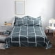 thumbnail image 4 of Juego de Cama de Microfibra de Poliéster para Todas Las Estaciones: Edredón Tamaño Matrimonial con Fundas de Almohada, Sábanas Suaves y Transpirables de 3 Piezas, Resistente Al Encogimiento y a La De, 4 of 6