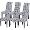 thumbnail image 1 of Set de 6 fundas para sillas de comedor SearchI, color gris, color loto y blanco, 1 of 7