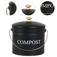 thumbnail image 6 of Aymzbd Compost Bin Filter Indoor Container for Waste Recycling Countertop Composter black, 6 of 9