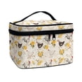 thumbnail image 2 of HELLHERO Rooster Portable Make Up Toiletry Organizer for Girls Wide Open Portable Pouch Portable Traveling Large Cosmetic Travel Bag Large Capacity Ideal For Daily Use, 2 of 6