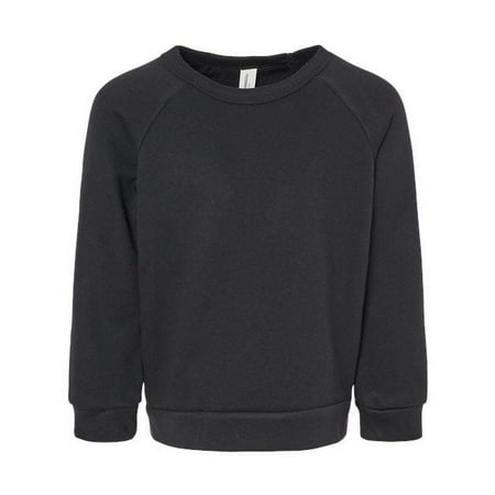 BELLA + CANVAS Toddler Sponge Fleece Raglan Sweatshirt