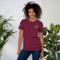 thumbnail image 2 of JESUS IS ANCHOR Unisex t-shirt (Maroon, S), 2 of 4