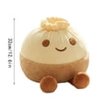 thumbnail image 3 of 12" Cute Dumpling Plush Pillow,Lifelike Cartoon Animal Doll,Plushie toys Birthday Gifts for Kids Children Girls Boys Bun, 3 of 9